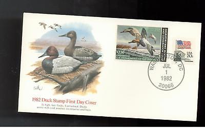 1982 Fleetwood Duck First Day Cover # RW 49 FDC