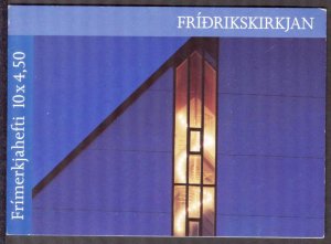 Faroe Islands 1998 Architecture Churches Nes Booklet MNH