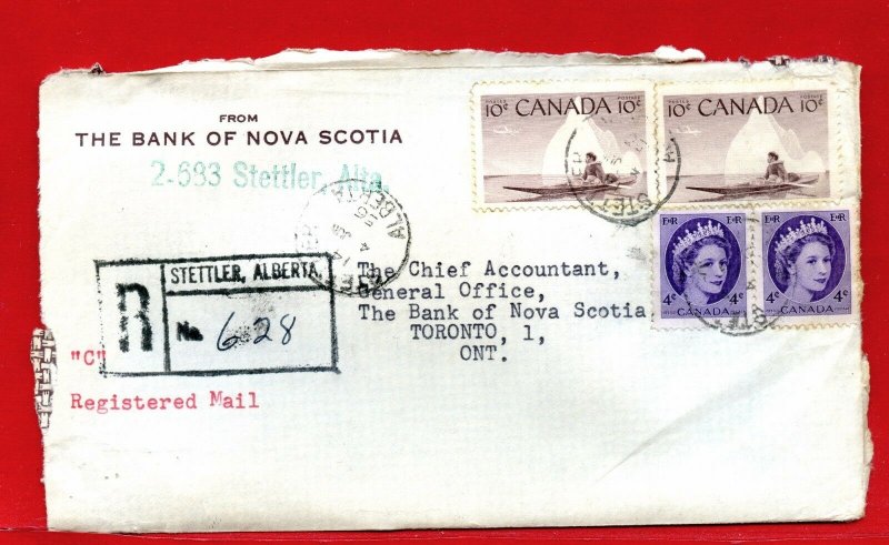 1956 STETTLER, ALTA. ALBERTA Registered  Canada cover