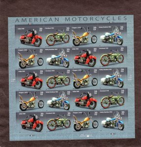 4088a American Motorcycles, MNH sheet/20