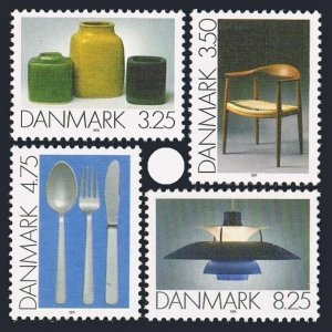 Denmark 941-944,MNH.Michel 1006-1009. Decorative Art,1991.