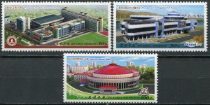 Korea 2019. Monumental Architecture (MNH OG) Set of 3 stamps