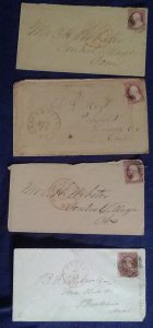 250+ covers! 60: CIVIL WAR &1800's ;WW I,WW II, FDC, first flight,airmail, RPO..