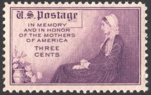 SC#738 3¢ Mother's Day Issue (1934) MNH*