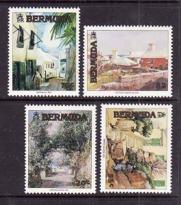 Bermuda-Sc#613-16-Unused NH set-paintings-1991-