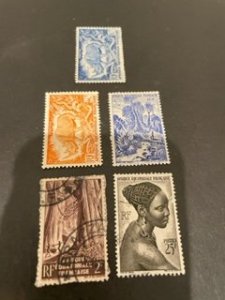 French Equatorial Africa sc 166,168,169,175,184 MH+u