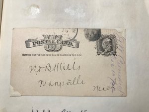 UX5 1882  one cent postcard