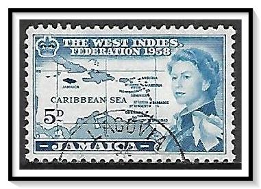 Jamaica #176 West Indies Federation Used