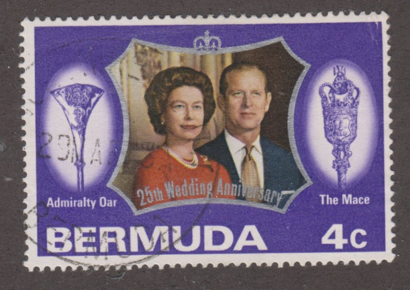 Bermuda 296 Silver Wedding Issue 1972