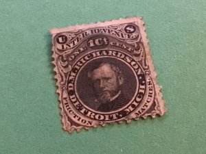D. M. Richardson U. S. Private Die Proprietary vintage stamp A12108