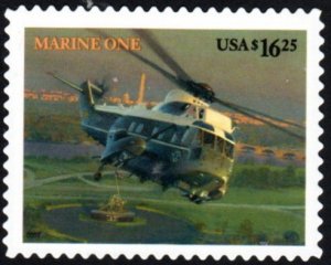 SC# 4144 - ($16.25 - Presidential Aircraft - Marine One - MNH Single