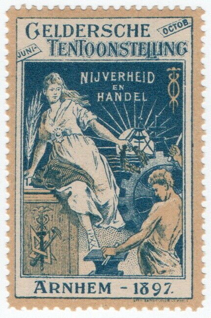 (I.B) Netherlands Cinderella : Industry Exhibition (Arnhem 1897)