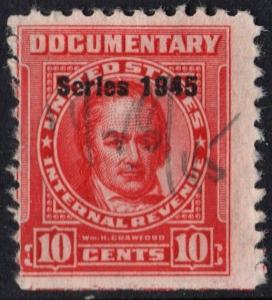 R417 10¢ Revenue: Documentary (1945) Used