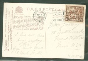 Great Britain  Wembley Park; Empire exhibition 1924, three half pence.