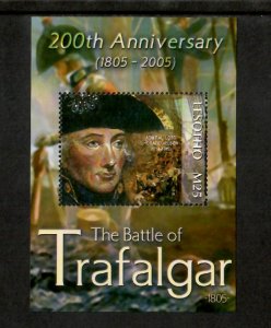 Lesotho 2005 - Battle of Trafalgar - Souvenir Stamp Sheet - Scott #1382 - MNH