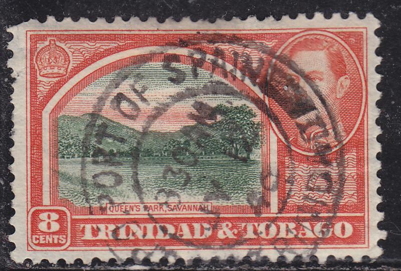 Trinidad & Tobago 56 Used 1938 Queen's Park, Savannah