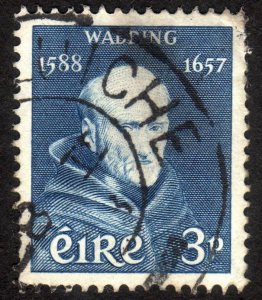 1957, Ireland 3p, Used, Sc 163