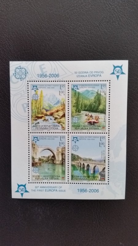 50th anniversary of EUROPA stamps - Bosnia and Herzegovina (Serbia Post) ** MNH