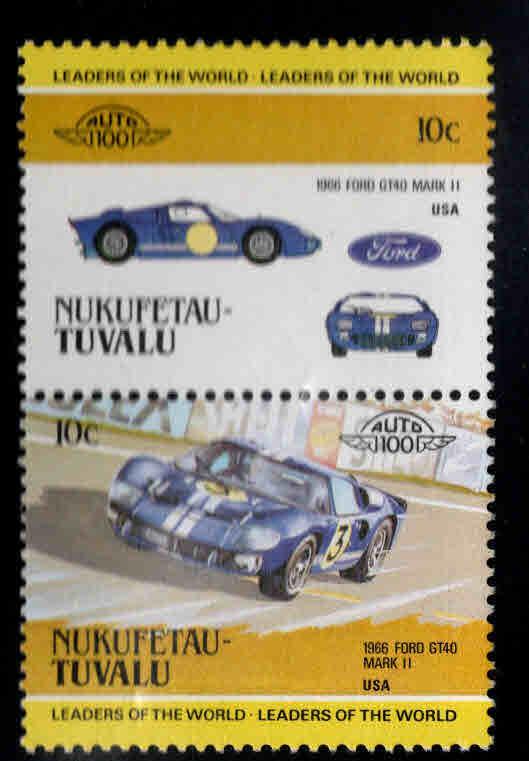 Nukufetau-TUVALU Scott 2 MNH** Classic Automobile pair