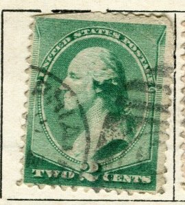 USA; 1888 early Presidentail series issue fine used 2c. value