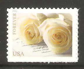 #4520 Wedding Roses Single Mint NH