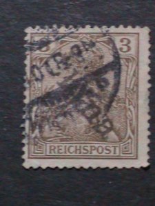 ​GERMANY-1898 SC# 1C BPP ERROR- OFFICE IN CHINA  USED VF 125 YEA