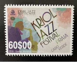 2016 Cape Verde Cape Verde Mi. 1039 Kriol Jazz Festival Music Music Music-