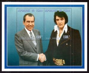 Chad 672 Elvis Souvenir Sheet MNH VF