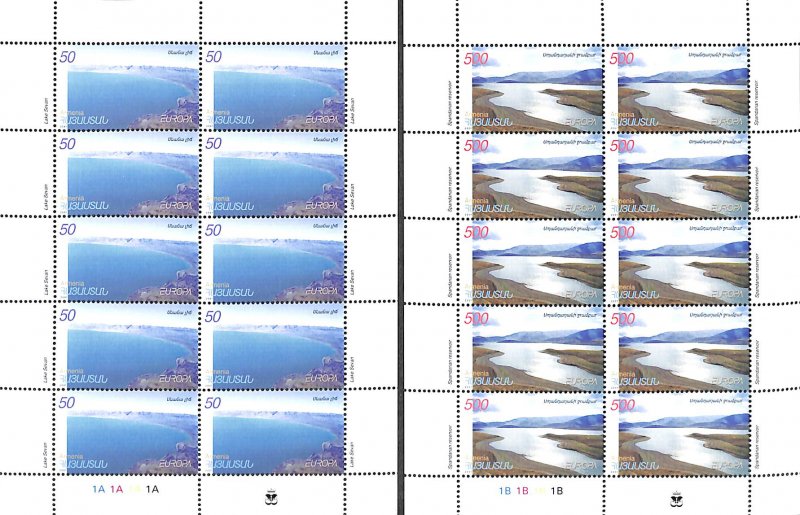 Armenia 2001, Europa 2 m/s, MNH