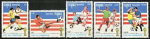 Cambodia Stamp 1203-1207  - 94 Soccer Championships