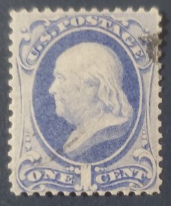 US 145, 1870 Franklin, Cat. value - $20.00