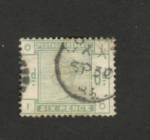 GB - UNITED KINGDOM - USED STAMP - QV -  6 d    (35)