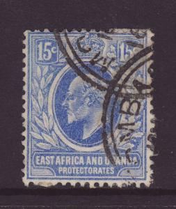 1907 East Africa 15c Fine Used SG39