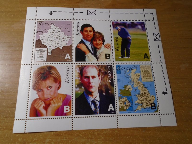 Kosovo  MNH  Famous People  including golf