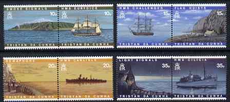 TRISTAN DA CUNHA - 1997 - Visual Communications - Perf 8v Set -Mint Never Hinged