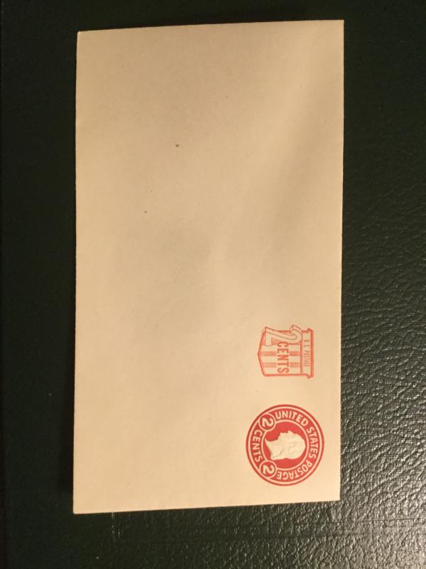 US SC# U537 Surcharge Washington Unused Envelope