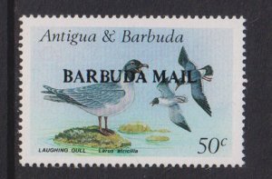 Barbuda    #860   MNH    1987  birds  50c  overprint