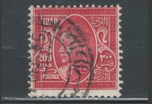 Iraq 1934 King Ghazi 200f Scott # 76 Used