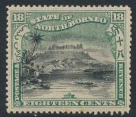 North Borneo SG 108d MH  SC#87   perf 14½ x 15  see details & scans 