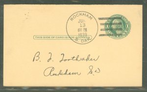 US  Rockham, SD, 1939 card