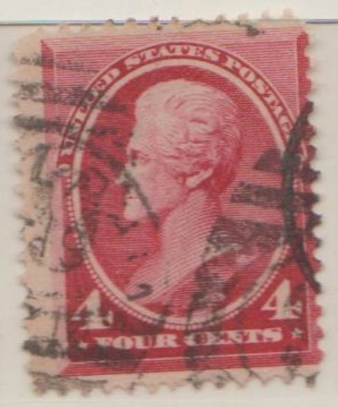 U.S. Scott #215 Jackson Stamp - Used Single