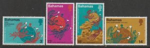 1974 Bahamas - Sc 358-61 - MH VF - 4 single - UPU