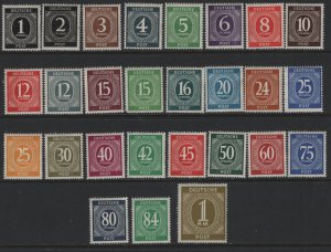 GERMANY  530-556 MINT HINGED, REMNANTS,  SET