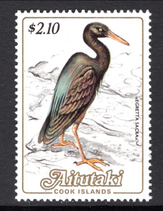 Aitutaki 337 Bird MNH VF