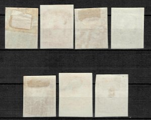 Haiti stamps 1914 ☀ MH imperforated set