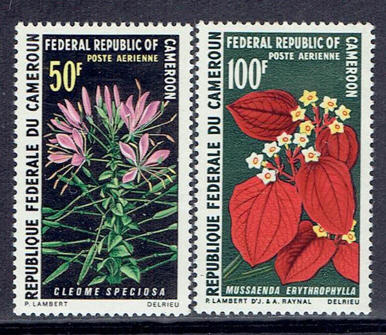 Cameroun, Scott #C140-C141; Plants, MH