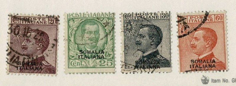 Somalia #86-89 used