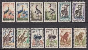 Niger 91-102 Wild Animals mnh