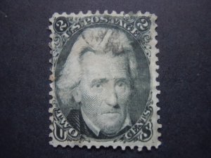 1863 #73 2c Jackson Perf 12 Used CV $55 #2