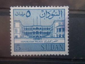 SUDAN, 1962, used 5m, Palace Scott 146